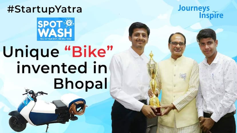 Jiscovery StartupYatra feature on Spotwash