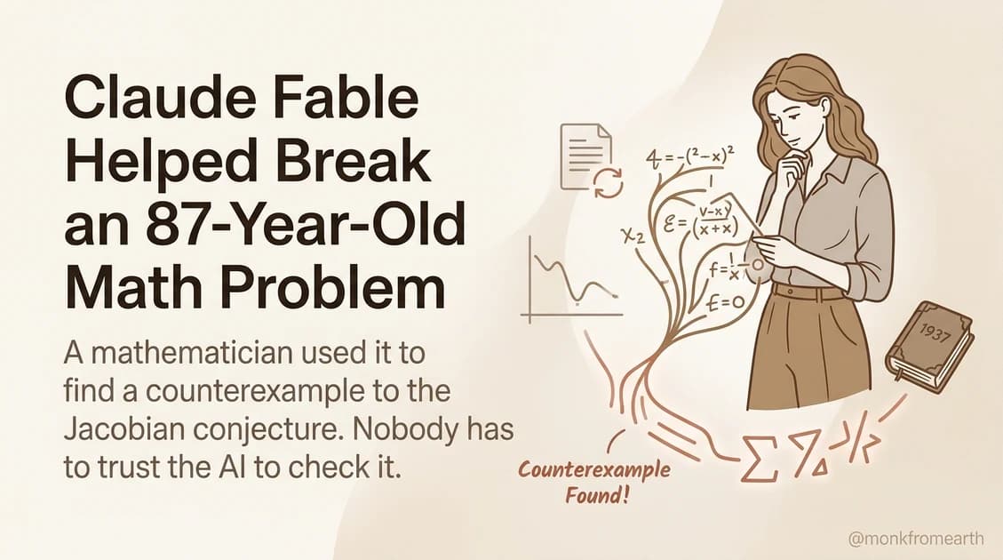 A Mathematician Used Claude Fable to Find a Counterexample to the Jacobian Conjecture